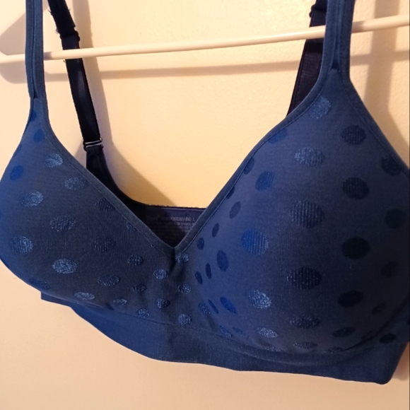 Blue No Underwire Bra - Picture 1 of 3